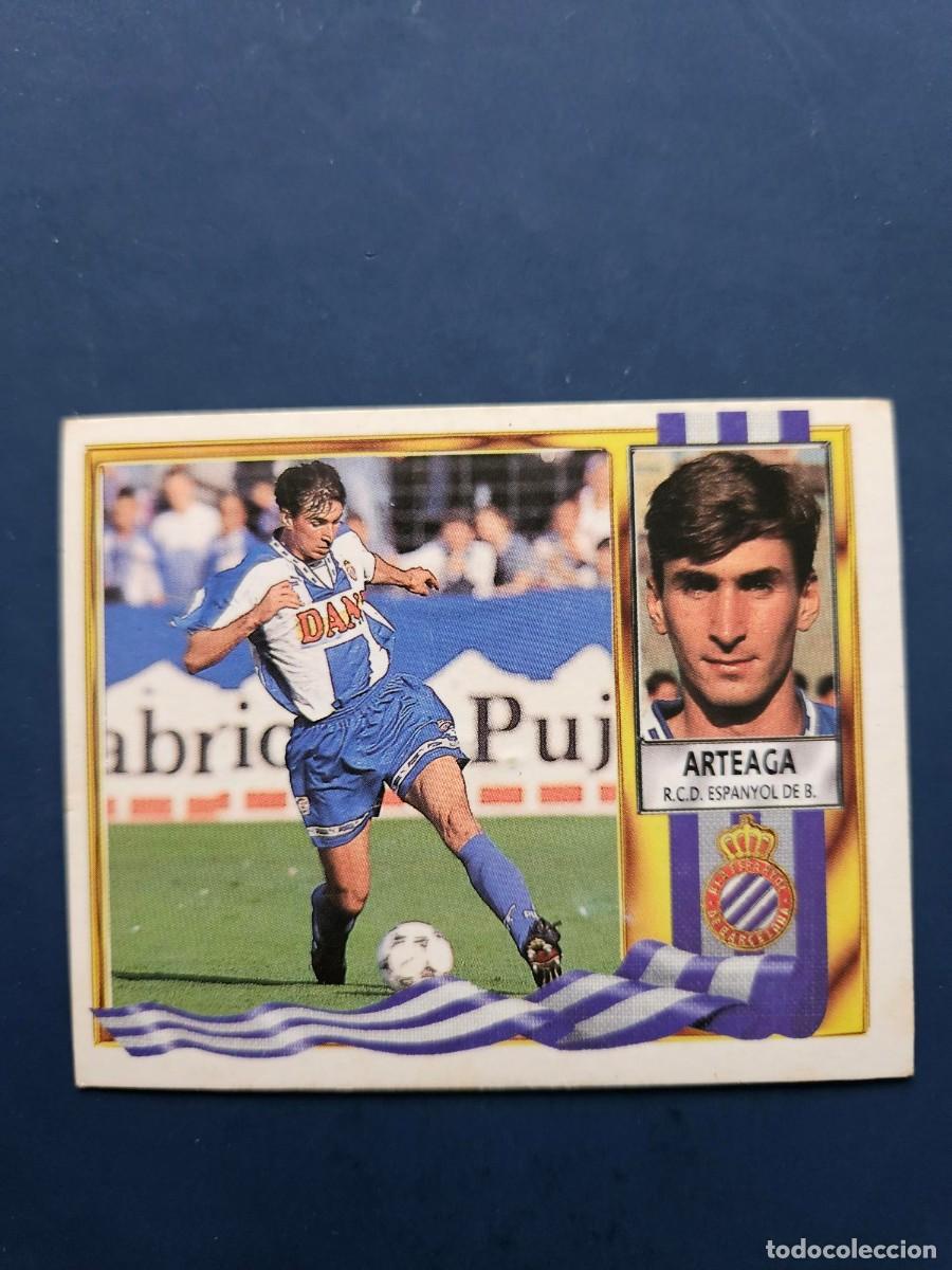 Cromos de f&uacute;tbol: ARTEAGA ESPANYOL ESPA&Ntilde;OL LIGA ESTE 95 96 1995 1996 SIN PEGAR NUNCA PEGADO