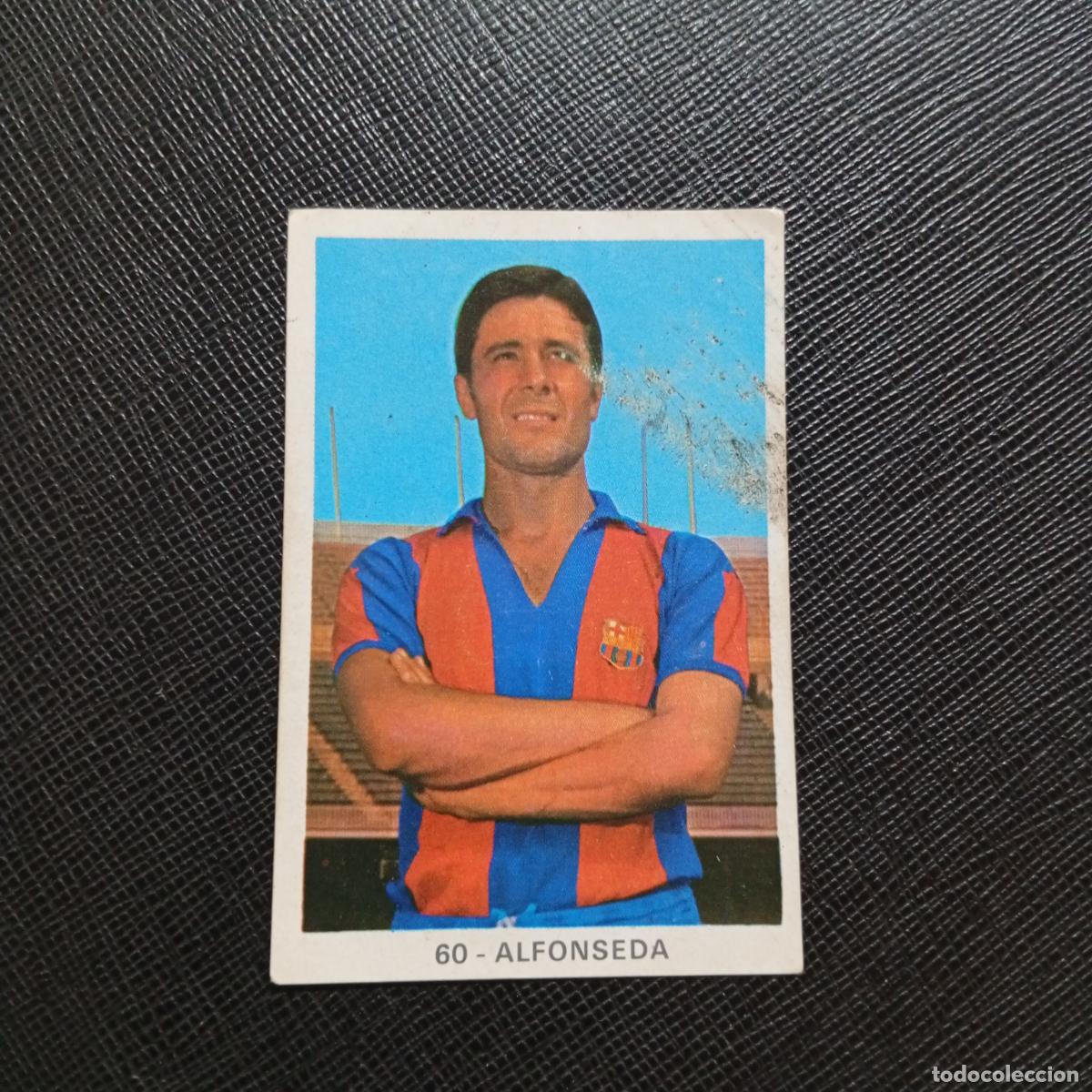 Cromos de f&uacute;tbol: 60 ALFONSEDA BARELONA RUIZ ROMERO 1970 1971 CROMO FUTBOL 70 MEJICO 71 - SIN PEGAR - A143 PG442