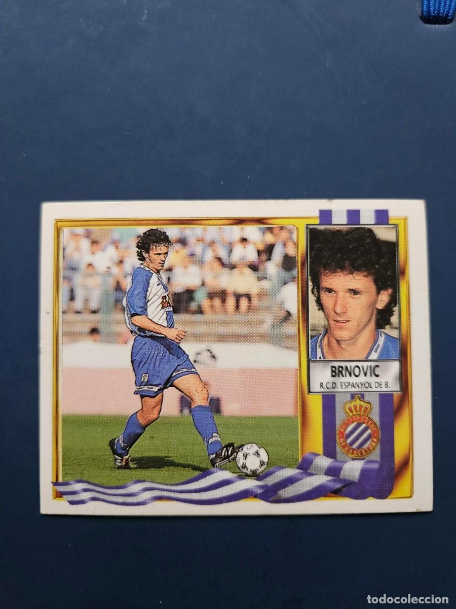 Cromos de f&uacute;tbol: BRNOVIC ESPANYOL ESPA&Ntilde;OL LIGA ESTE 95 96 1995 1996 SIN PEGAR NUNCA PEGADO