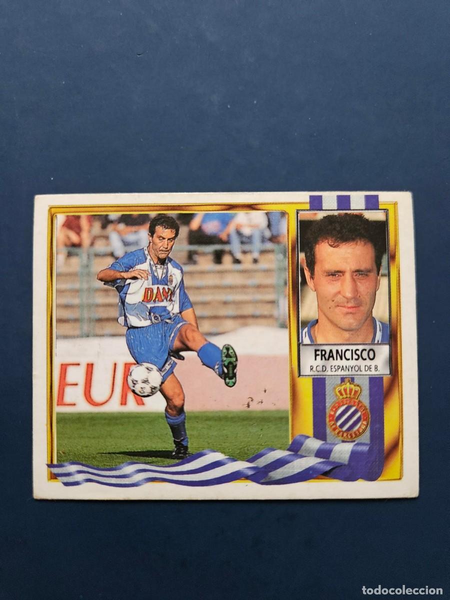 Cromos de f&uacute;tbol: FRANCISCO ESPANYOL ESPA&Ntilde;OL LIGA ESTE 95 96 1995 1996 SIN PEGAR NUNCA PEGADO