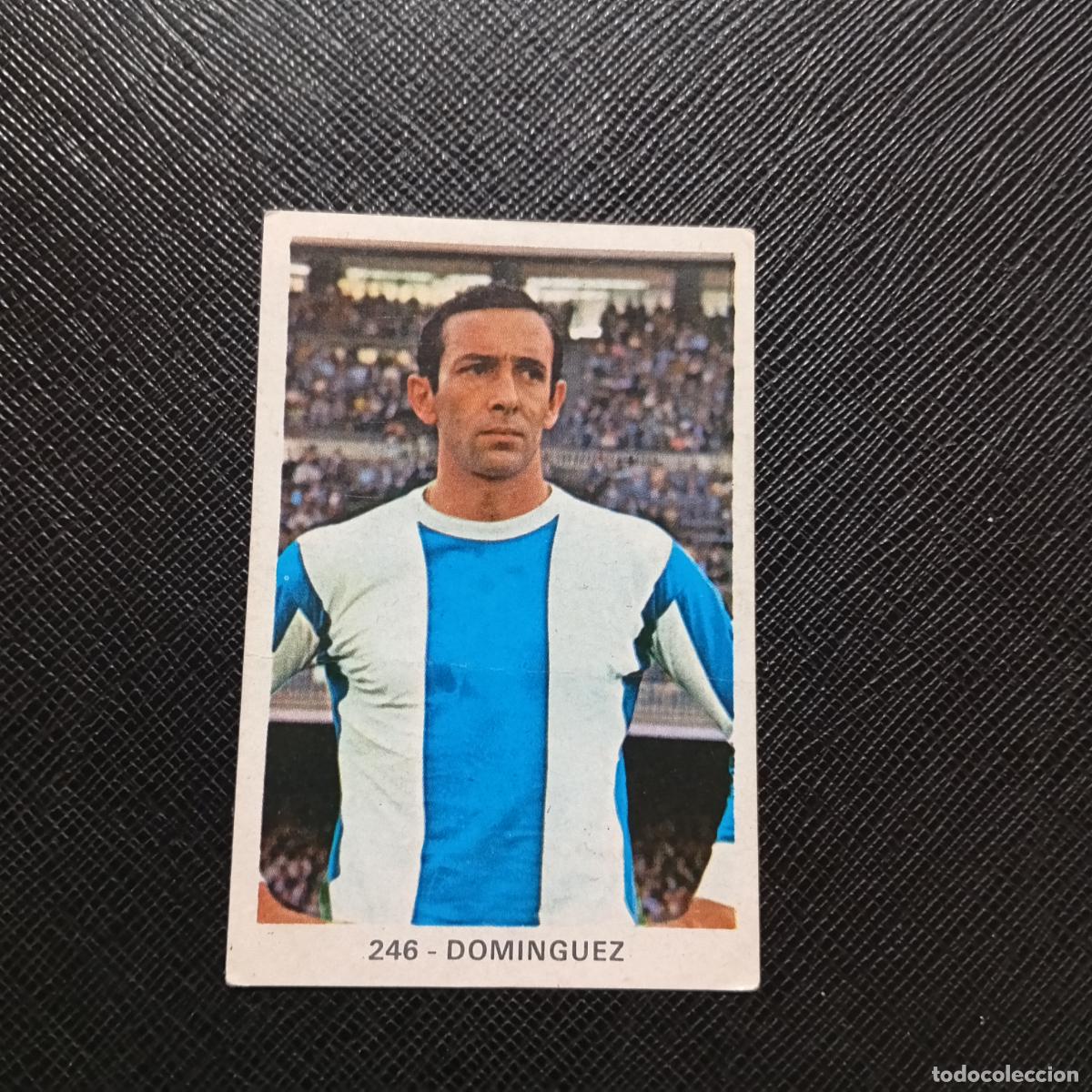 Cromos de f&uacute;tbol: 246 DOMINGUEZ DEPORTIVO RUIZ ROMERO 1970 1971 CROMO FUTBOL 70 MEJICO 71 - SIN PEGAR - A143 PG451