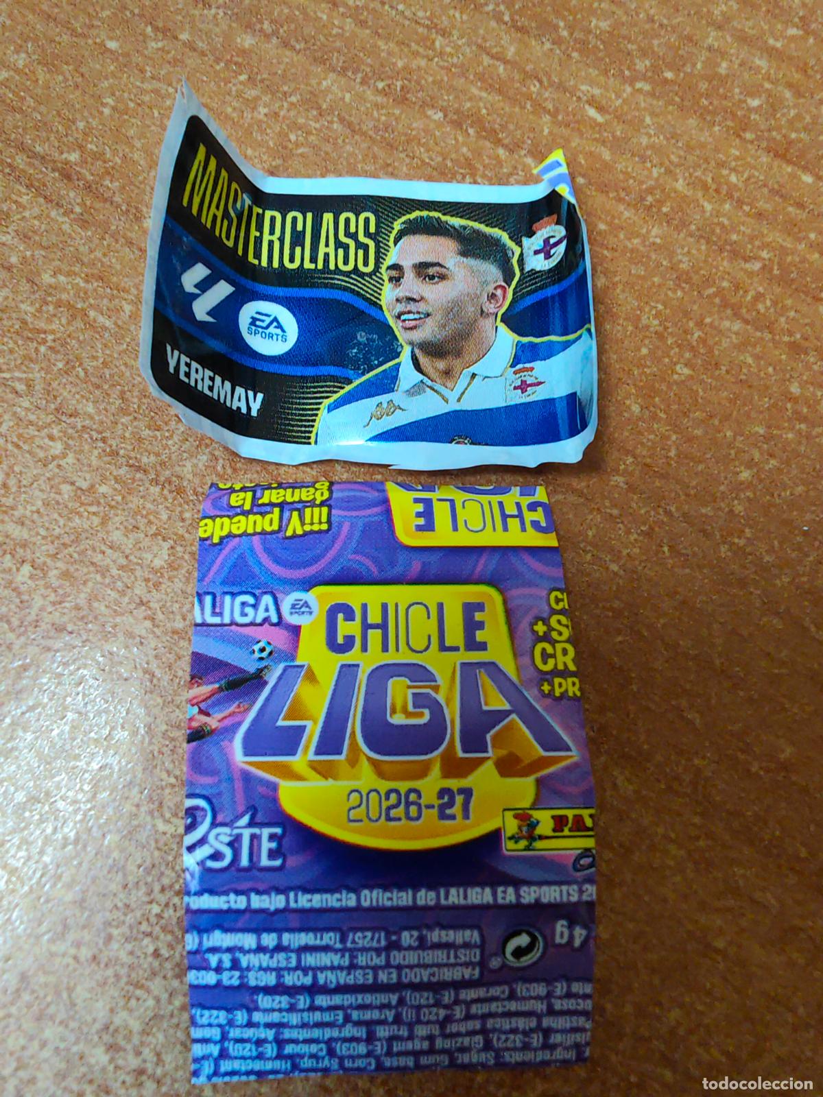 Cromos de f&uacute;tbol: CROMO CHICLES LIGA ESTE 2026/2027 ( YEREMAY/ DEPORTIVO DE LA CORU&Ntilde;A ) MASTERCLAS