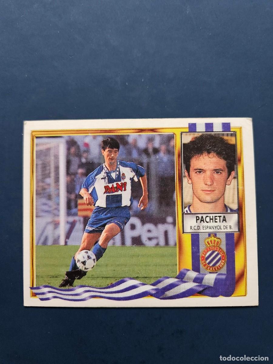 Cromos de f&uacute;tbol: PACHETA ESPANYOL ESPA&Ntilde;OL LIGA ESTE 95 96 1995 1996 SIN PEGAR NUNCA PEGADO