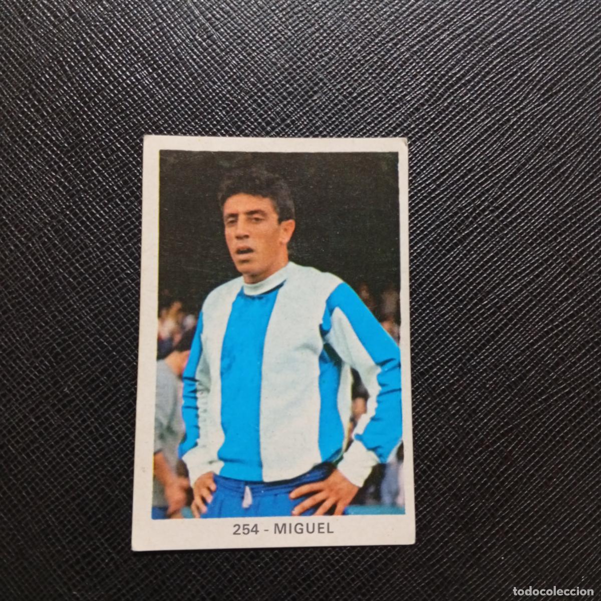 Cromos de f&uacute;tbol: 254 MIGUEL DEPORTIVO RUIZ ROMERO 1970 1971 CROMO FUTBOL 70 MEJICO 71 - SIN PEGAR - A143 PG460