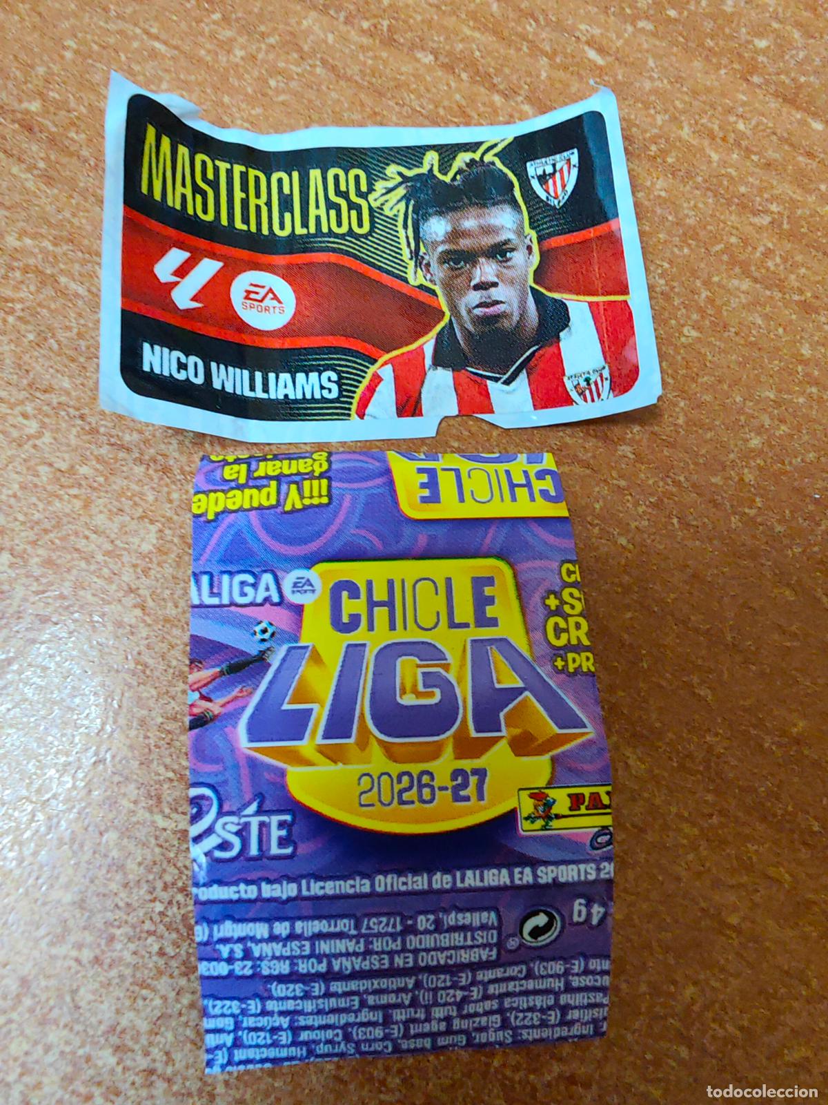 Cromos de f&uacute;tbol: CROMO CHICLES LIGA ESTE 2026/2027 ( NICO WILLIAMS / BILBAO ) MASTERCLASS