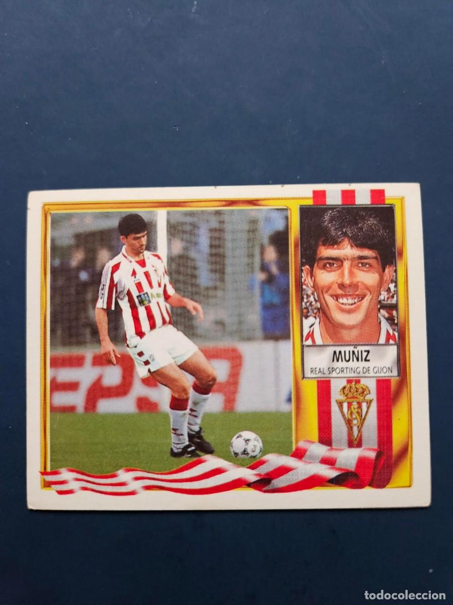 Cromos de f&uacute;tbol: MU&Ntilde;IZ SPORTING GIJON LIGA ESTE 95 96 1995 1996 SIN PEGAR NUNCA PEGADO