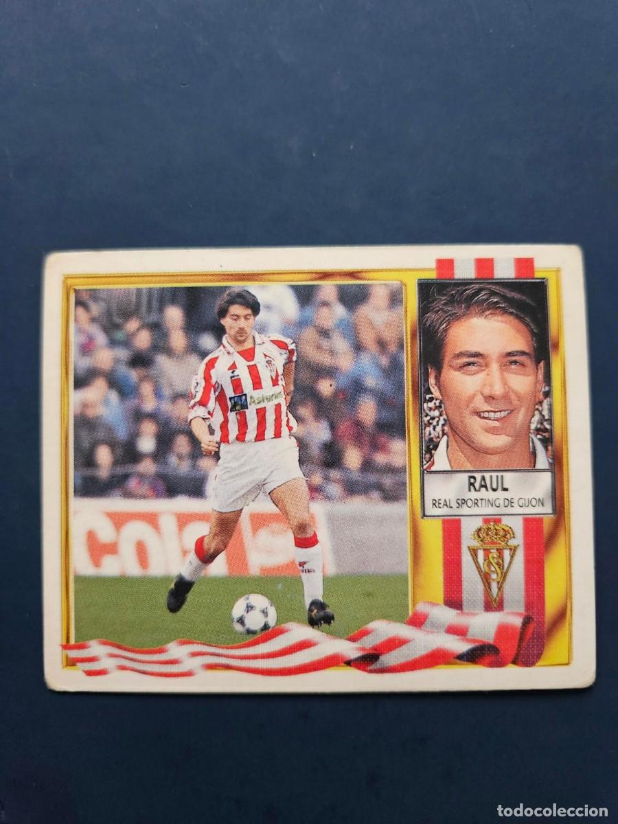 Cromos de Futebol: RAUL SPORTING GIJON LIGA ESTE 95 96 1995 1996 SIN PEGAR NUNCA PEGADO