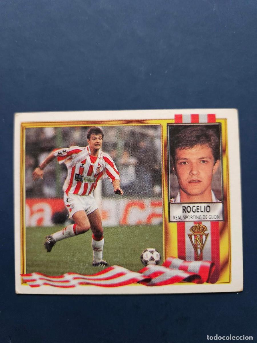 Cromos de f&uacute;tbol: ROGELIO SPORTING GIJON LIGA ESTE 95 96 1995 1996 SIN PEGAR NUNCA PEGADO