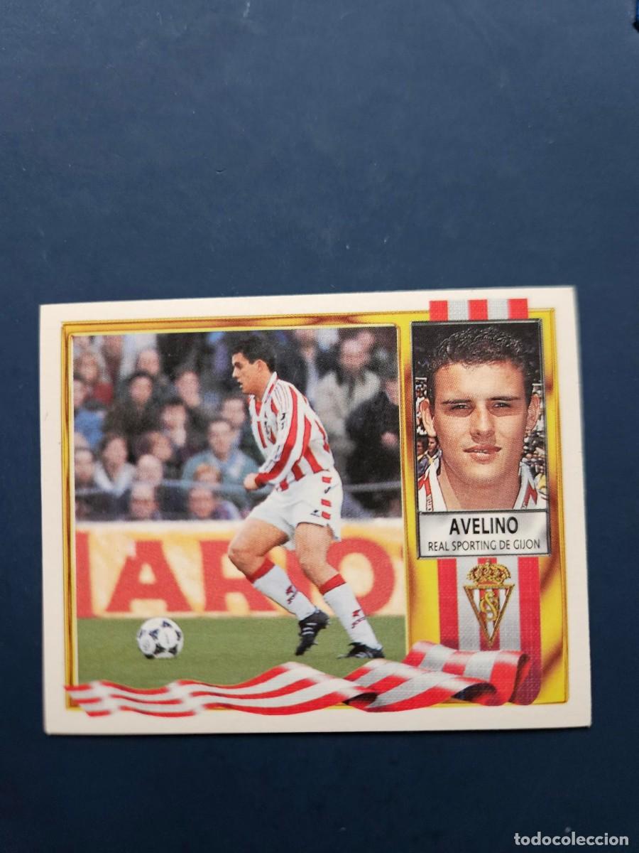 Figurine di Calcio: AVELINO SPORTING GIJON LIGA ESTE 95 96 1995 1996 SIN PEGAR NUNCA PEGADO