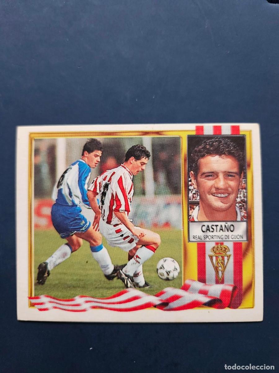 Cromos de f&uacute;tbol: CASTA&Ntilde;O SPORTING GIJON LIGA ESTE 95 96 1995 1996 SIN PEGAR NUNCA PEGADO