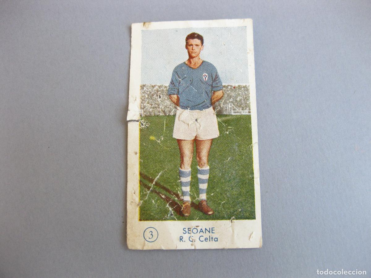 Figurine di Calcio: CROMO DE SEOANE N&ordm; 3. REAL CLUB CELTA DE FUTBOL. ALBUM DE CROMOS EDITORIAL FERCA 1959