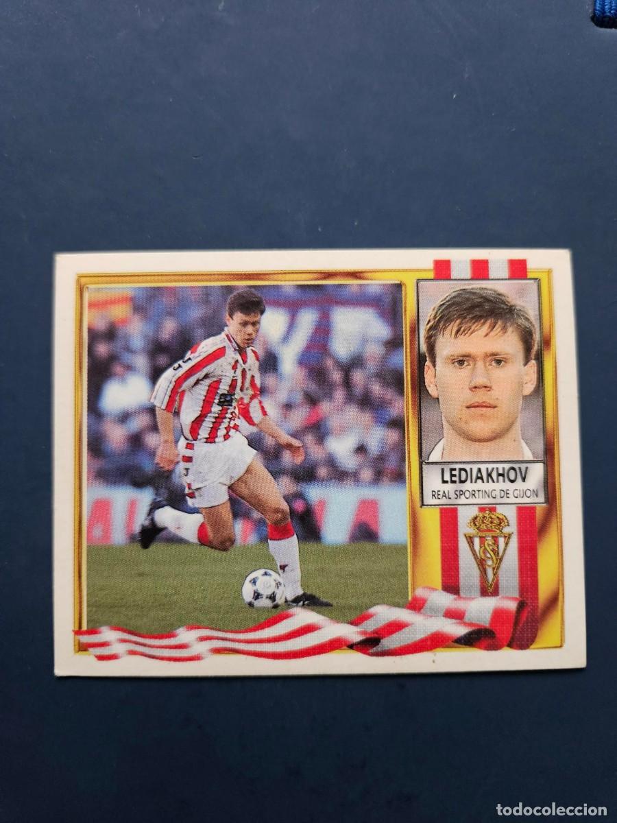Cromos de f&uacute;tbol: LEDIAKHOV SPORTING GIJON LIGA ESTE 95 96 1995 1996 SIN PEGAR NUNCA PEGADO