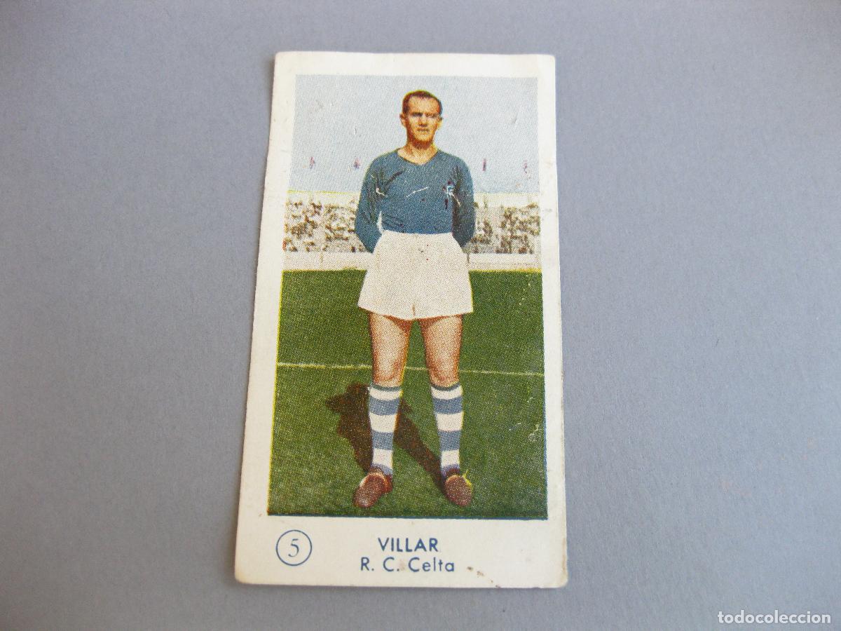 Figurine di Calcio: CROMO DE VILLAR N&ordm; 5. REAL CLUB CELTA DE FUTBOL. ALBUM DE CROMOS EDITORIAL FERCA 1959