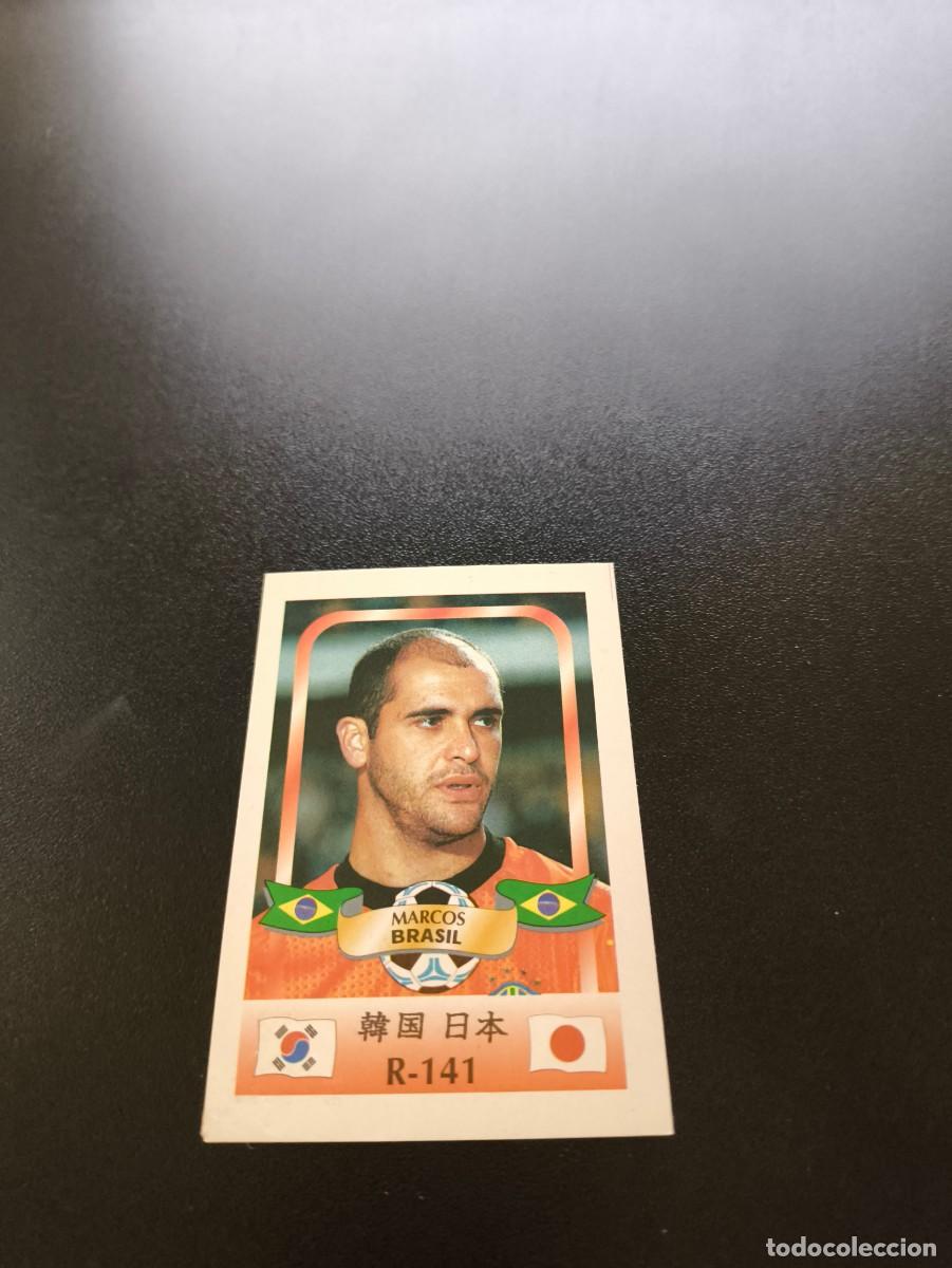 Cromos de f&uacute;tbol: 141 Marcos BRASIL BRAZIL MUNDIAL WORLD CUP REYAUCA KOREA JAPAN JAPON 2002 NO PANINI LIGA