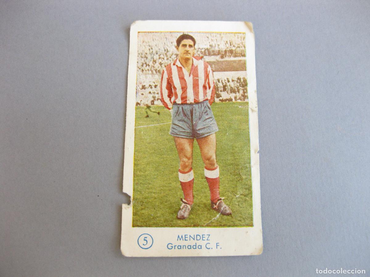Cromos de f&uacute;tbol: CROMO DE MENDEZ N&ordm; 5. GRANADA CLUB DE FUTBOL. ALBUM DE CROMOS EDITORIAL FERCA 1959