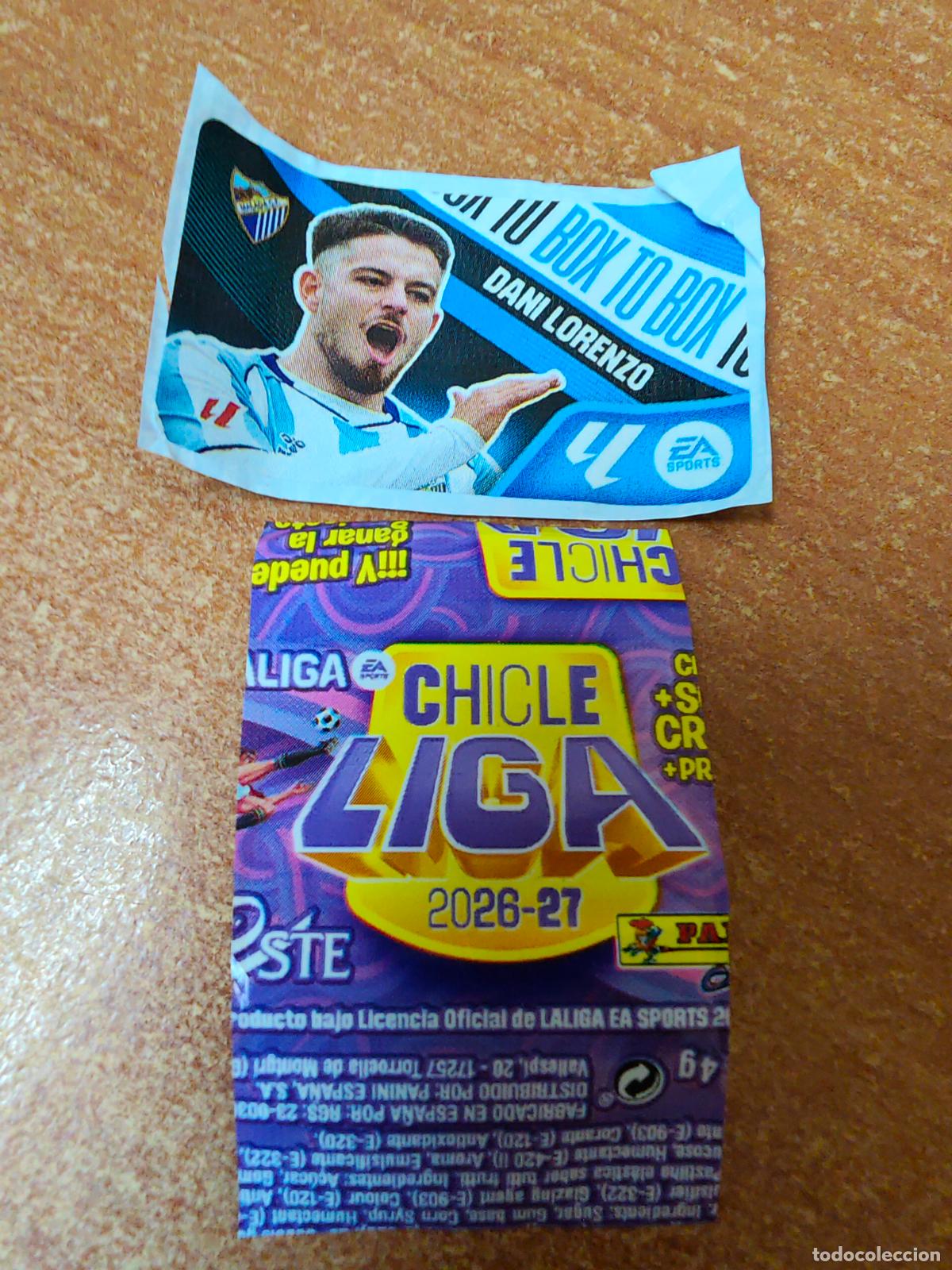 Cromos de f&uacute;tbol: CROMO CHICLES LIGA ESTE 2026/2027 BOX TO BOX ( DANI LORENZO ) MALAGA