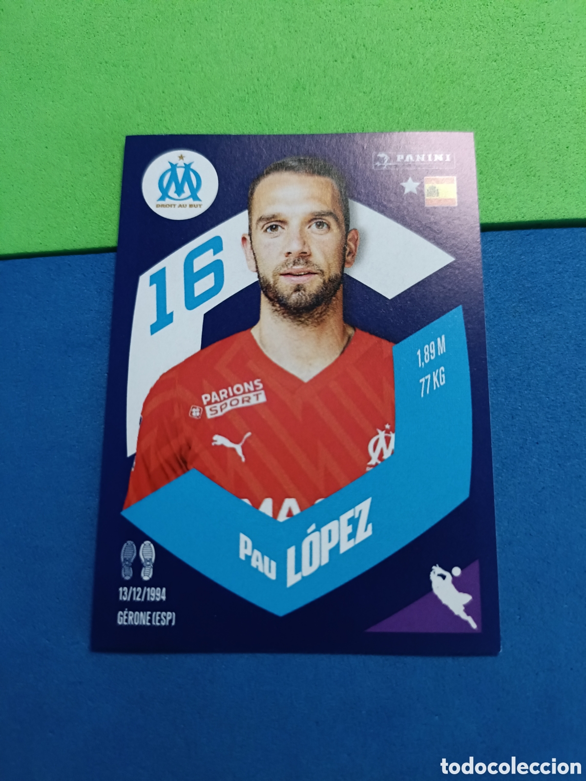 Cromos de f&uacute;tbol: Panini Foot France stickers 2023 2024 23 24 - 191 Pau L&oacute;pez
