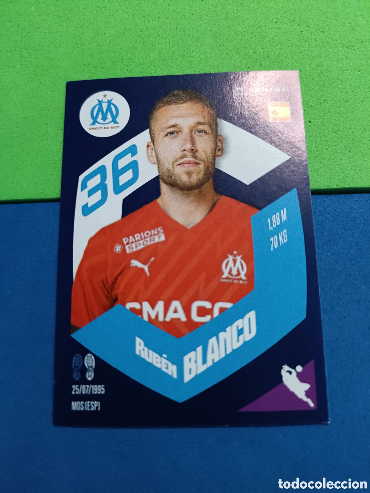 Cromos de f&uacute;tbol: Panini Foot France stickers 2023 2024 23 24 - 190 Rub&eacute;n Blanco