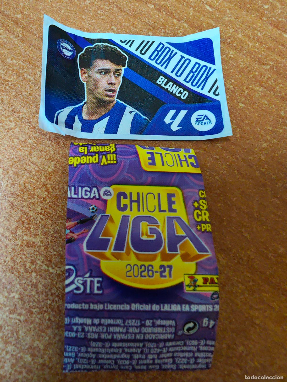 Cromos de f&uacute;tbol: CROMO CHICLES LIGA ESTE 2026/2027 BOX TO BOX ( BLANCO ) ALAVES