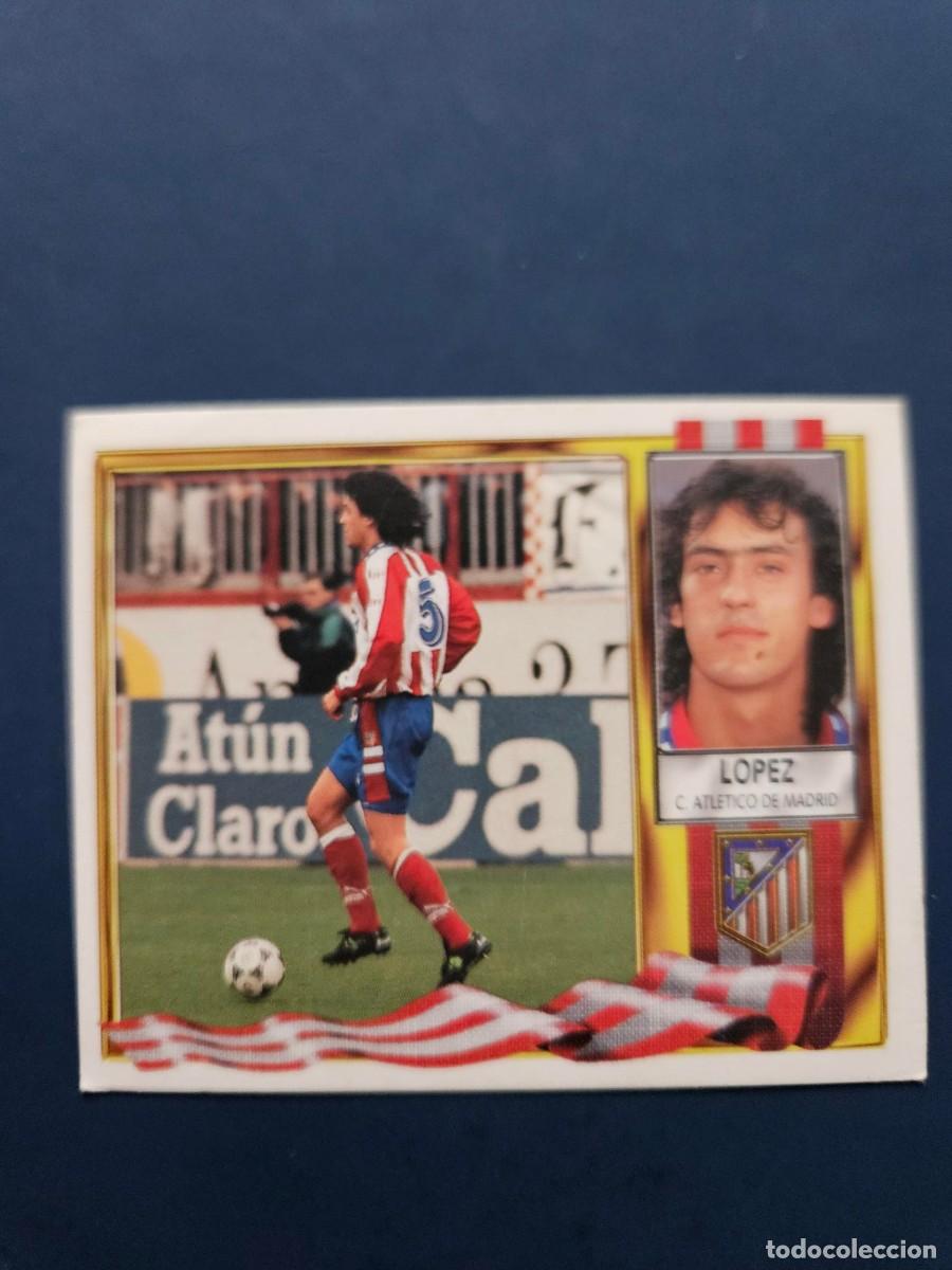 Cromos de Futebol: LOPEZ ATLETICO MADRID LIGA ESTE 95 96 1995 1996 SIN PEGAR NUNCA PEGADO