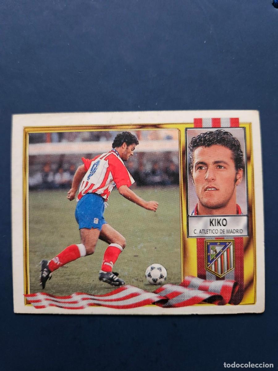Cromos de f&uacute;tbol: *KIKO ATLETICO MADRID LIGA ESTE 95 96 1995 1996 SIN PEGAR NUNCA PEGADO SOBADO TRASERA ESCRITA
