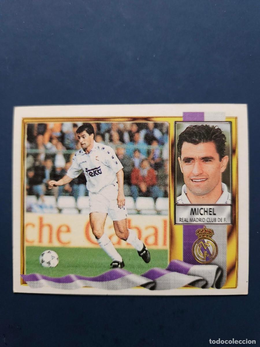 Cromos de f&uacute;tbol: MICHEL REAL MADRID LIGA ESTE 95 96 1995 1996 SIN PEGAR NUNCA PEGADO