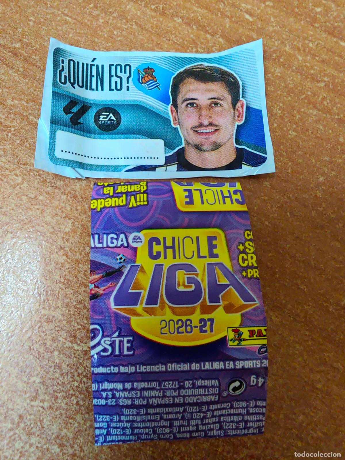 Cromos de f&uacute;tbol: CROMO CHICLES LIGA ESTE 2026/2027 (&iquest; QUIEN ES ? ) REAL SOCIEDAD