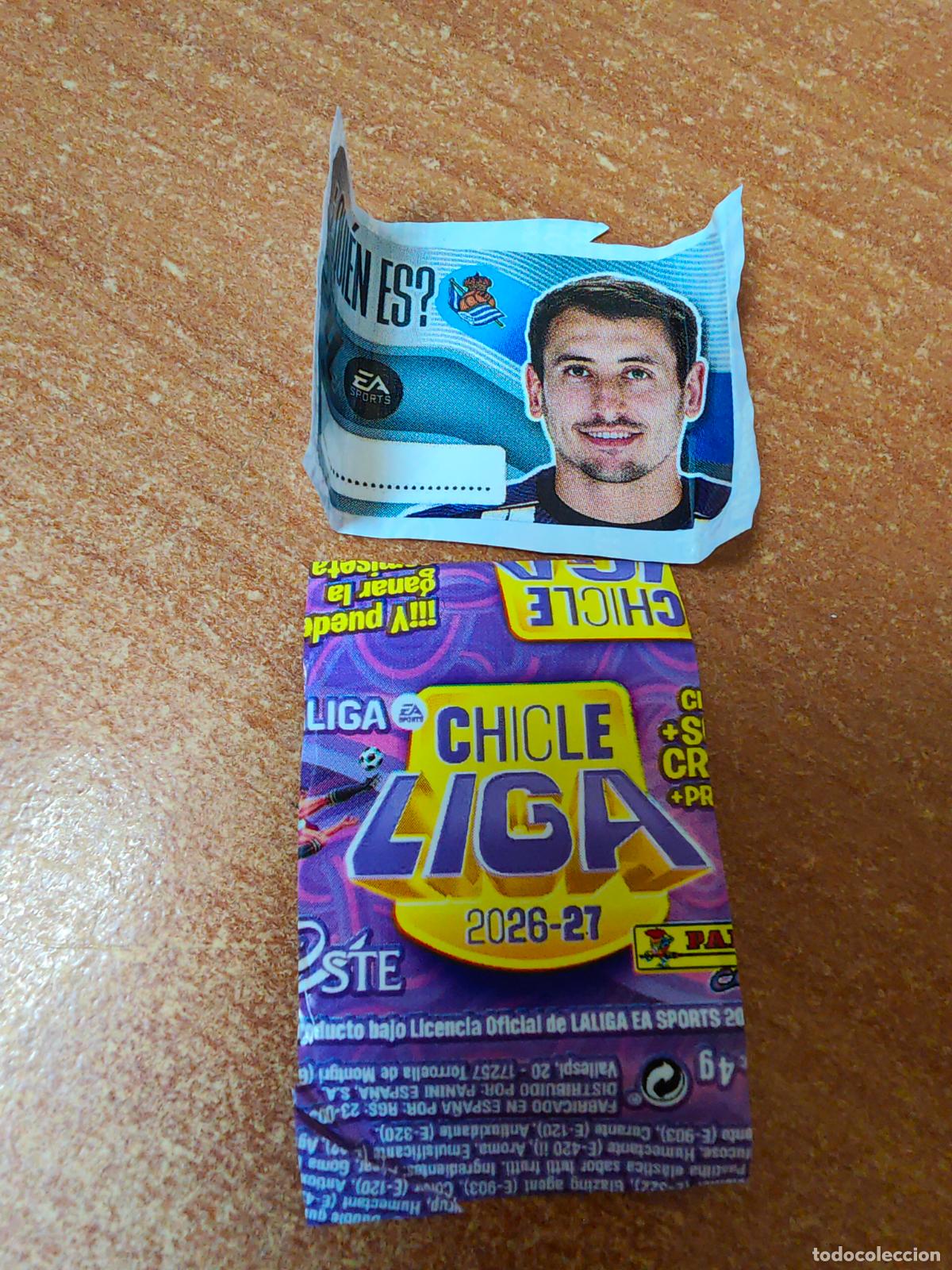 Cromos de f&uacute;tbol: CROMO CHICLES LIGA ESTE 2026/2027 (&iquest; QUIEN ES ? ) REAL SOCIEDAD