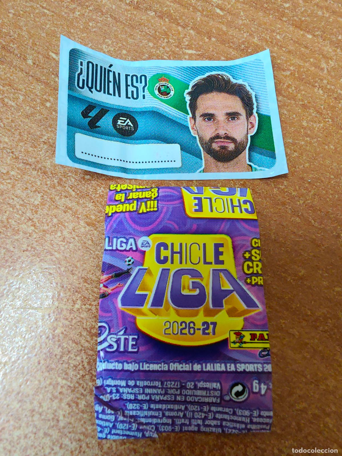 Cromos de f&uacute;tbol: CROMO CHICLES LIGA ESTE 2026/2027 (&iquest; QUIEN ES ? ) RACING DE SANTANDER