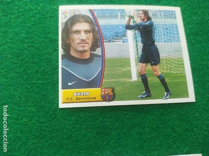 Cromos de f&uacute;tbol: LIGA ESTE 2003 2004 03 04 NUEVO SIN PEGAR - FC BARCELONA RUSTU