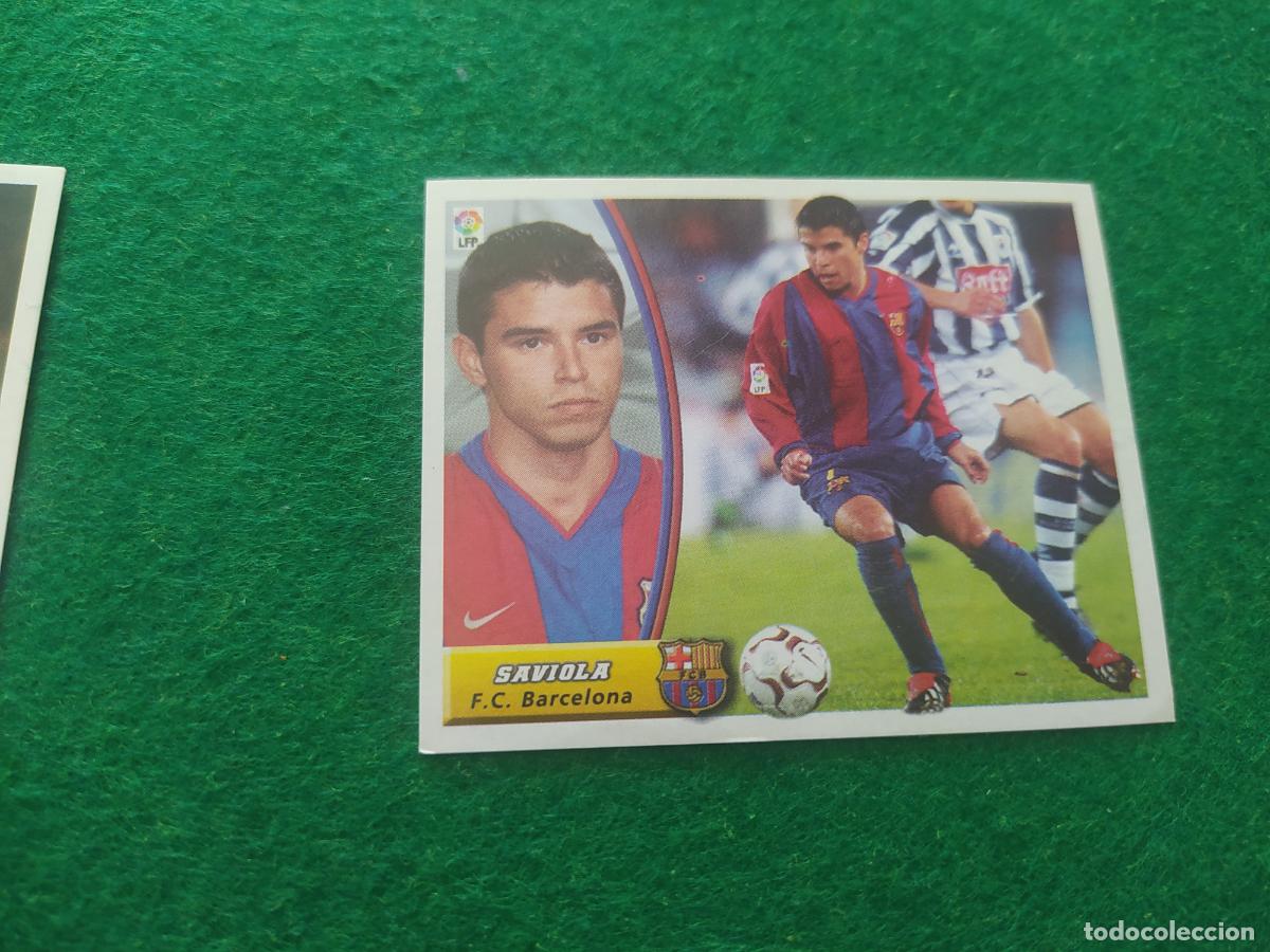 Cromos de f&uacute;tbol: LIGA ESTE 2003 2004 03 04 NUEVO SIN PEGAR - FC BARCELONA SAVIOLA
