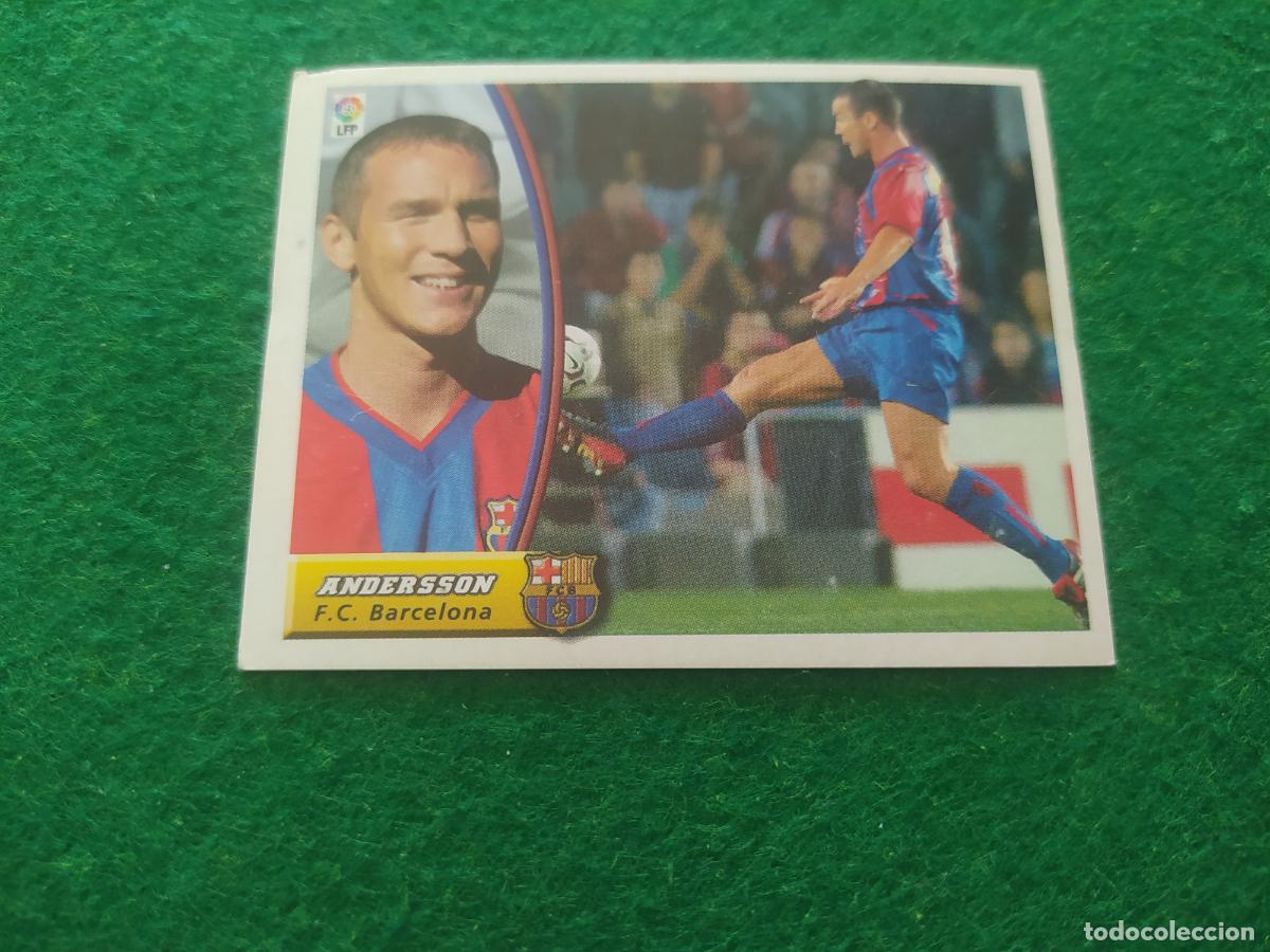 Fu&szlig;ball-Sticker: LIGA ESTE 2003 2004 03 04 NUEVO SIN PEGAR - FC BARCELONA ANDERSSON
