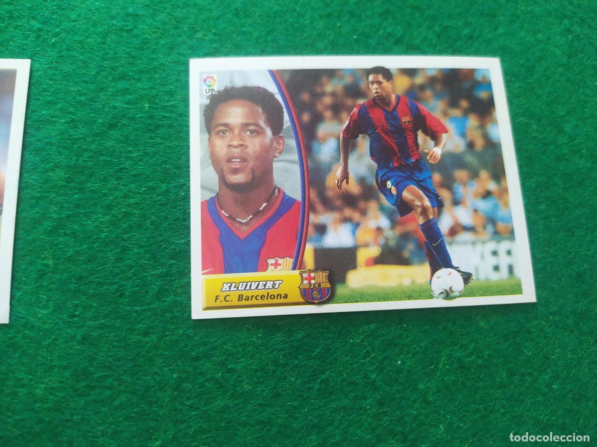 Fu&szlig;ball-Sticker: LIGA ESTE 2003 2004 03 04 NUEVO SIN PEGAR - FC BARCELONA KLUIVERT