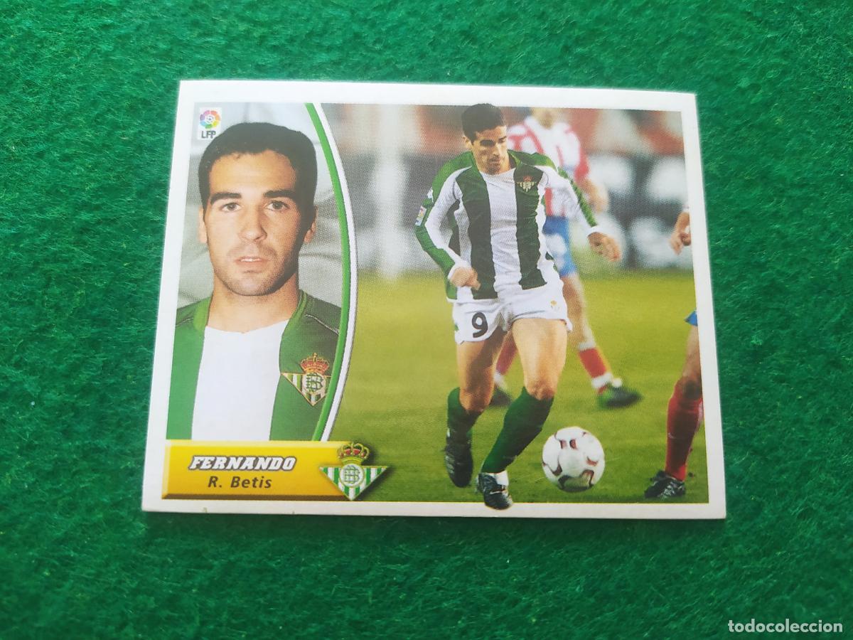 Cromos de f&uacute;tbol: LIGA ESTE 2003 2004 03 04 NUEVO SIN PEGAR - REAL BETIS FERNANDO