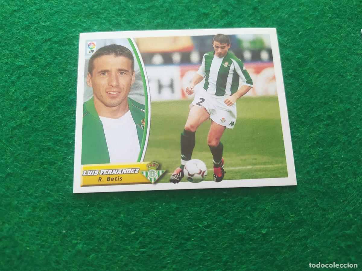 Cromos de Futebol: LIGA ESTE 2003 2004 03 04 NUEVO SIN PEGAR - REAL BETIS LUIS FERNANDEZ