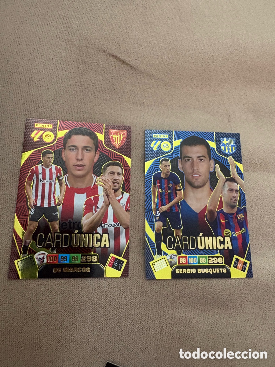 Cromos de Futebol: Card &uacute;nica adrenalina 2025-2026 Sergio busquets y de marcos