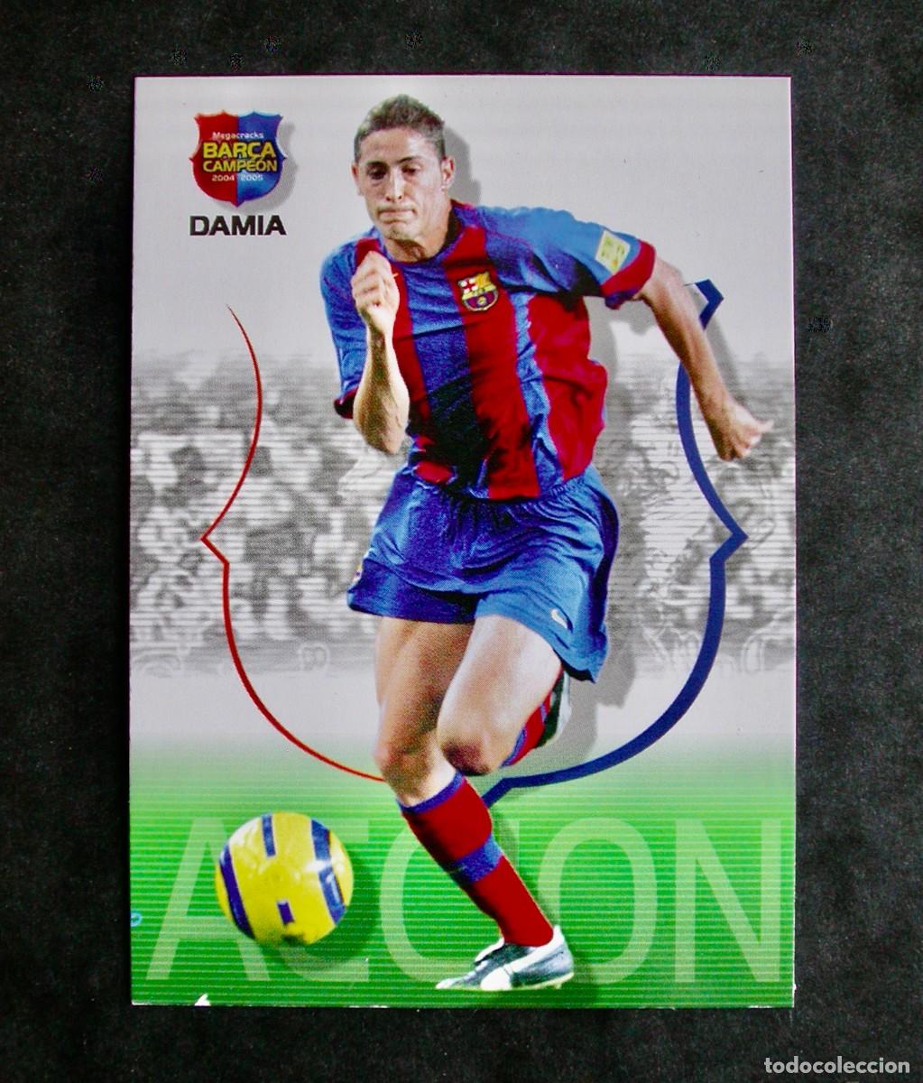 Cromos de Futebol: 63 DAMI&Agrave; / FC BARCELONA / MEGACRACKS BAR&Ccedil;A CAMPE&Oacute;N 2004-2005 04-05 / PANINI