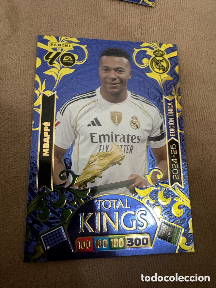 Cromos de f&uacute;tbol: Mbappe total kings adrenalyn 2025-2026