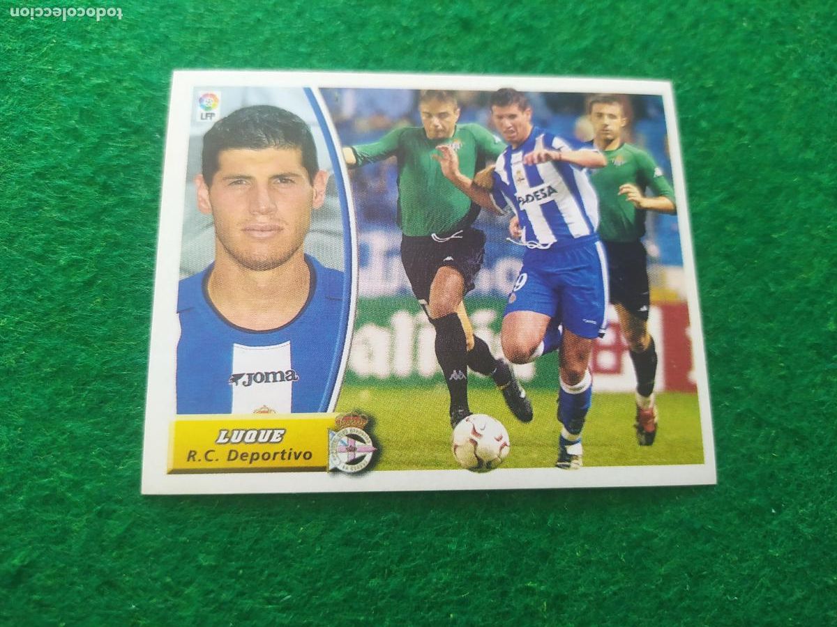 Cromos de f&uacute;tbol: LIGA ESTE 2003 2004 03 04 NUEVO SIN PEGAR - DEPORTIVO DE LA CORU&Ntilde;A LUQUE