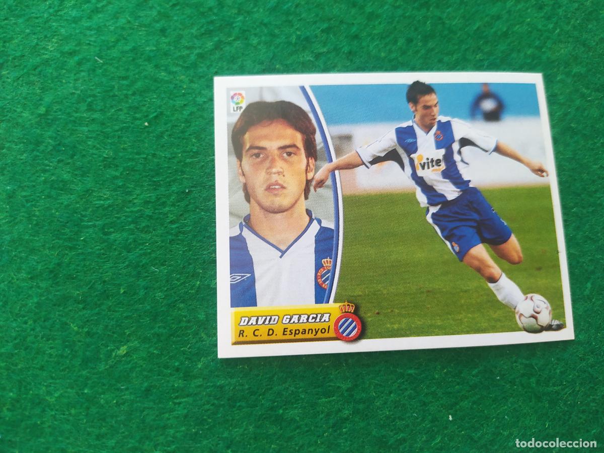 Cromos de f&uacute;tbol: LIGA ESTE 2003 2004 03 04 NUEVO SIN PEGAR - ESPANYOL DAVID GARCIA