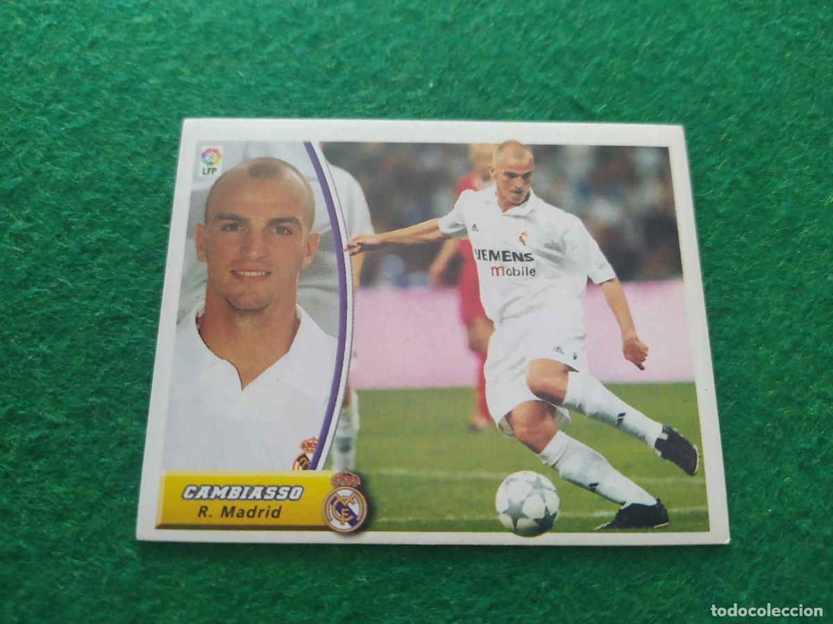 Cromos de f&uacute;tbol: LIGA ESTE 2003 2004 03 04 NUEVO SIN PEGAR - REAL MADRID CAMBIASSO