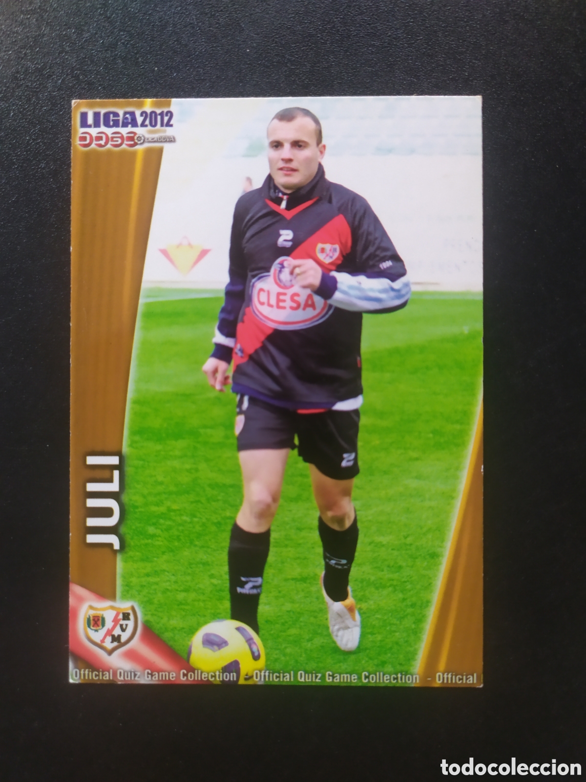 Cromos de Futebol: Mundicromo fichas Liga 2011 2012 11 12 Juli n&deg; 498 Rayo Vallecano
