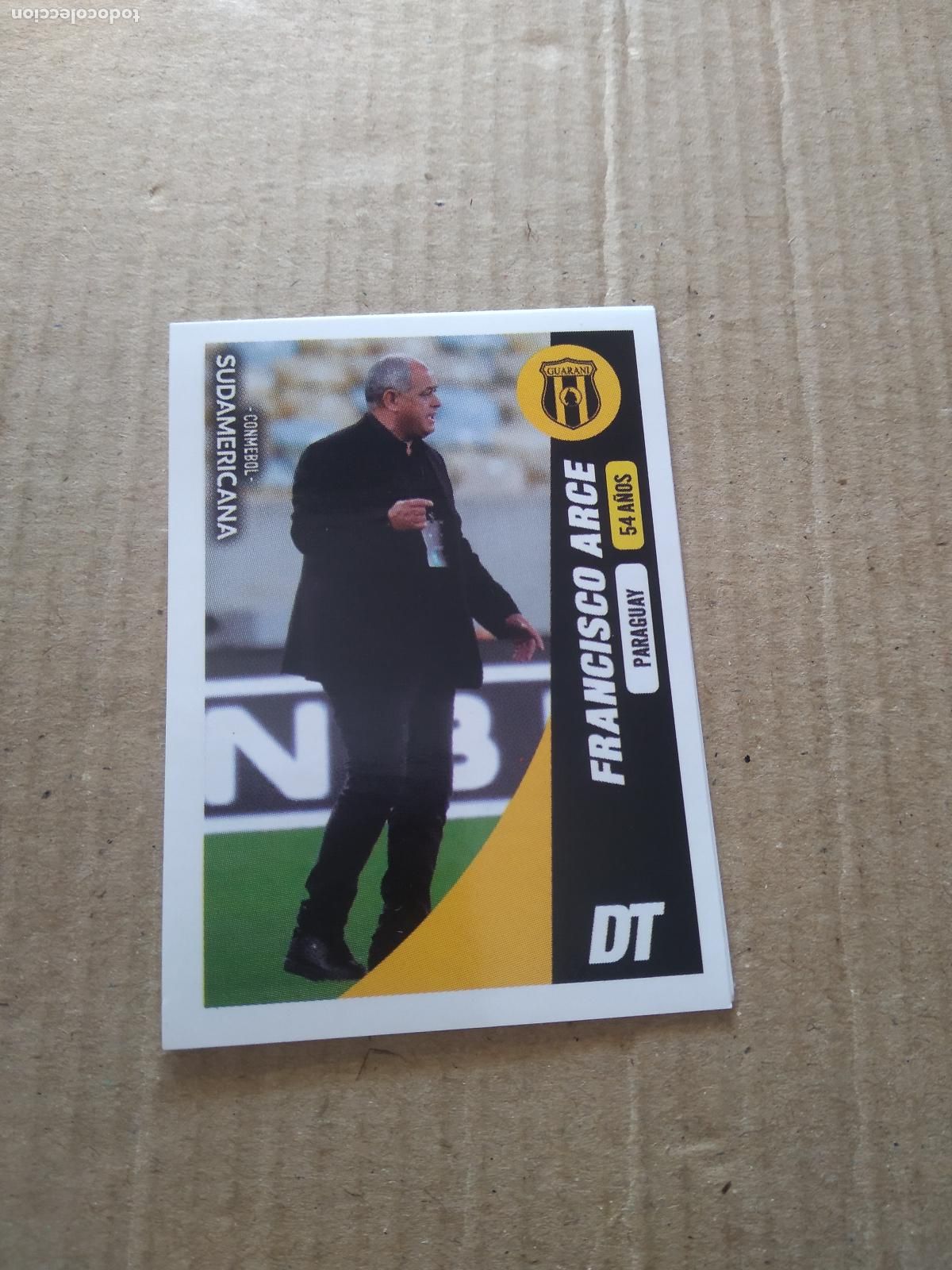 Cromos de f&uacute;tbol: 35 FRANCISCO ARCE GUARANI CROMO FUTBOL CONMEBOL SUDAMERICANA LA GRAN CONQUISTA