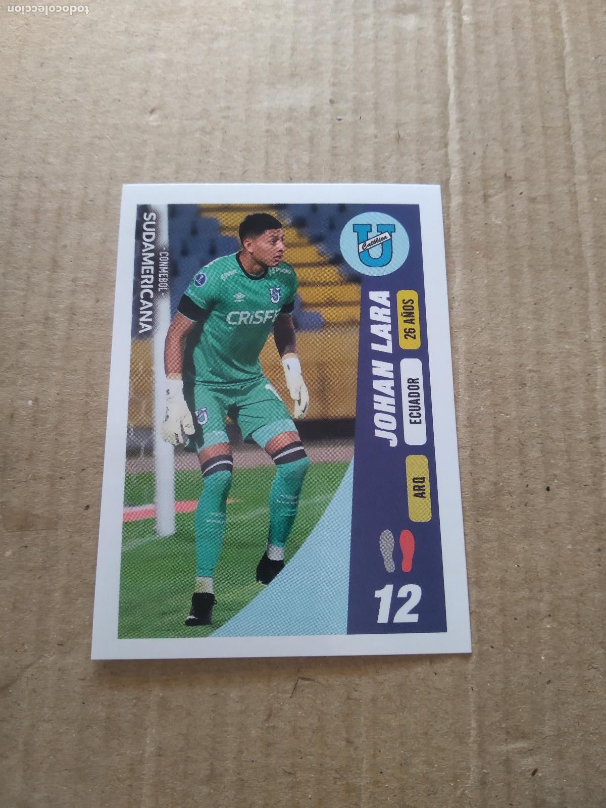 Cromos de f&uacute;tbol: 39 JOHAN LARA UNIVERSIDAD CATOLICA CROMO FUTBOL CONMEBOL SUDAMERICANA LA GRAN CONQUISTA