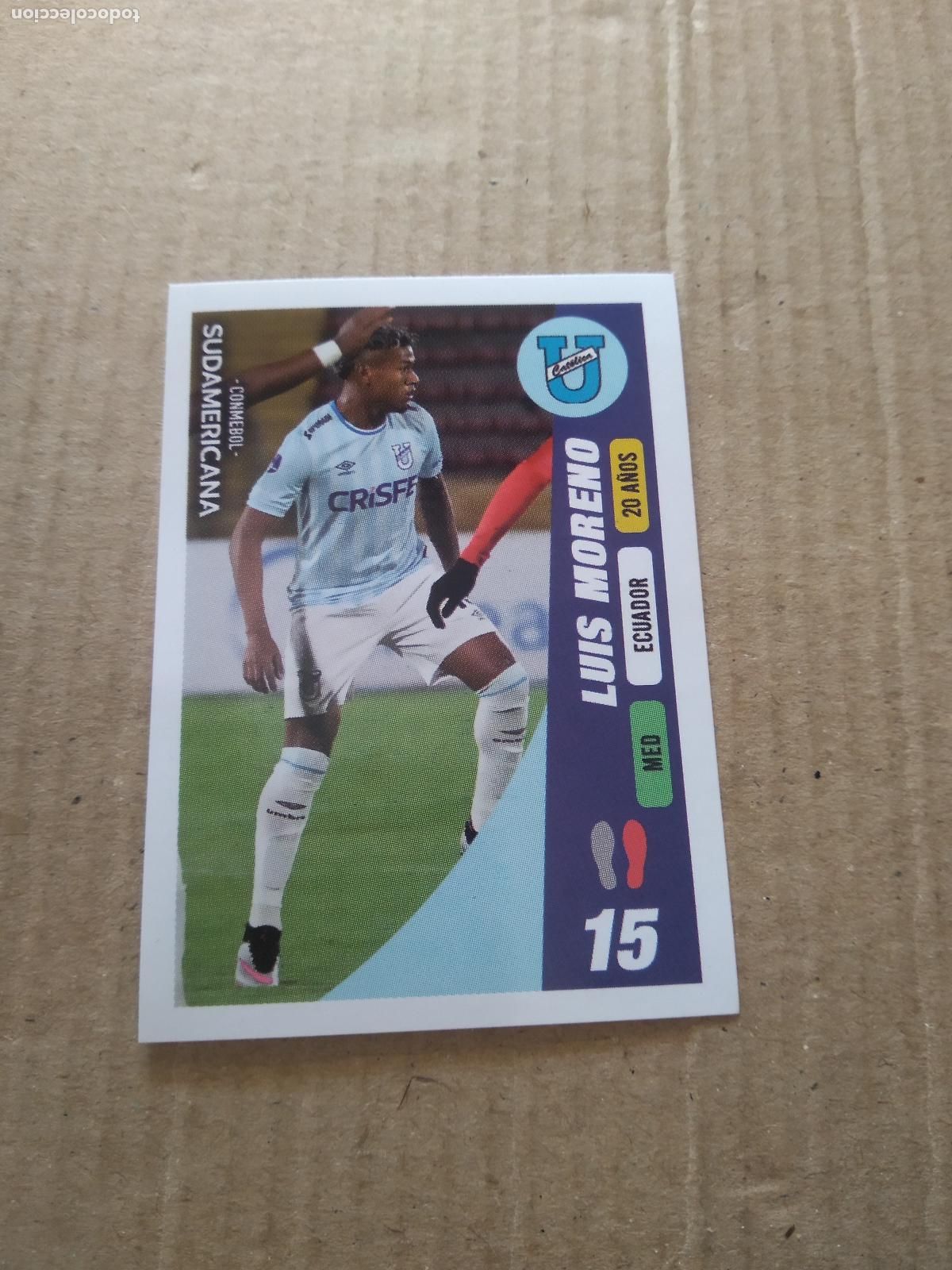Cromos de Futebol: 45 LUIS MORENO UNIVERSIDAD CATOLICA CROMO FUTBOL CONMEBOL SUDAMERICANA LA GRAN CONQUISTA