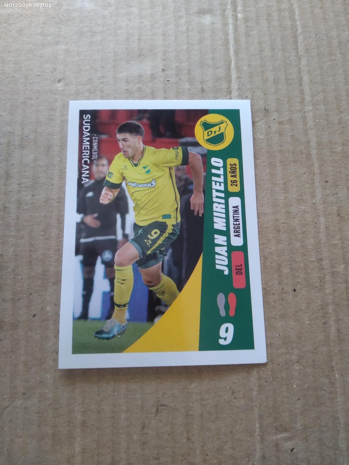 Cromos de Futebol: 60 JUAN MIRITELLO DEFENSA Y JUSTICIA CROMO FUTBOL CONMEBOL SUDAMERICANA LA GRAN CONQUISTA