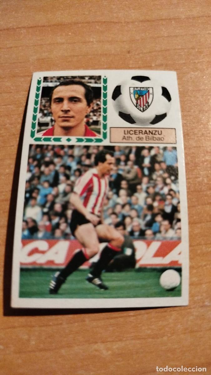 Cromos de f&uacute;tbol: LIGA ESPA&Ntilde;OLA 83/84 - ATH. DE BILBAO - LICERANZU