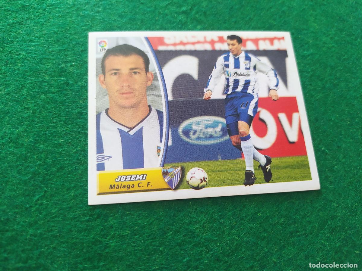 Cromos de f&uacute;tbol: LIGA ESTE 2003 2004 03 04 NUEVO SIN PEGAR - MALAGA JOSEMI