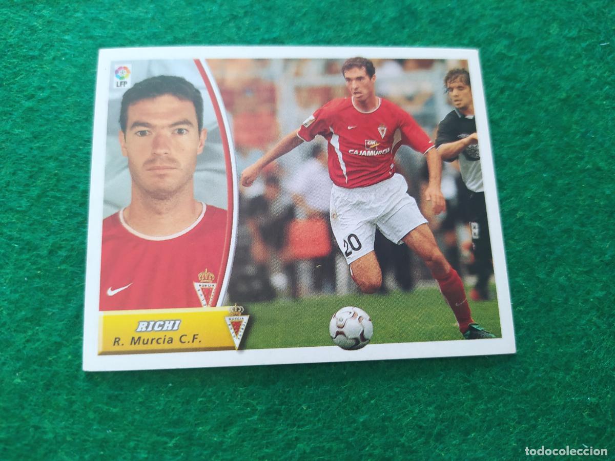Cromos de f&uacute;tbol: LIGA ESTE 2003 2004 03 04 NUEVO SIN PEGAR - REAL MURCIA RICHI