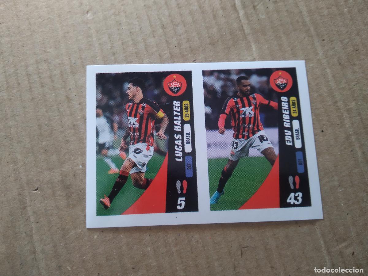 Cromos de f&uacute;tbol: 69 LUCAS HALTER EDU RIBEIRO CROMO FUTBOL CONMEBOL SUDAMERICANA LA GRAN CONQUISTA